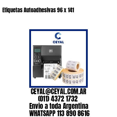 Etiquetas Autoadhesivas 96 x 141