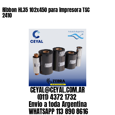 Ribbon HL35 102×450 para impresora TSC 2410