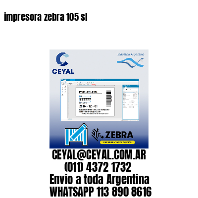 impresora zebra 105 sl