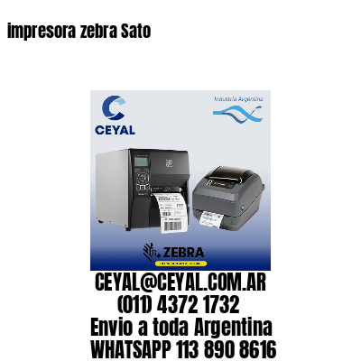 impresora zebra Sato