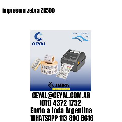 impresora zebra ZD500