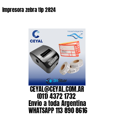 impresora zebra tlp 2824