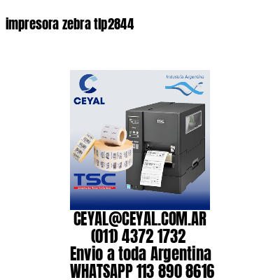 impresora zebra tlp2844