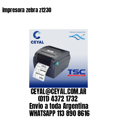 impresora zebra zt230