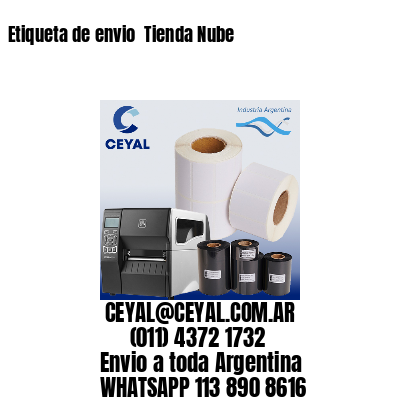 Etiqueta de envio  Tienda Nube