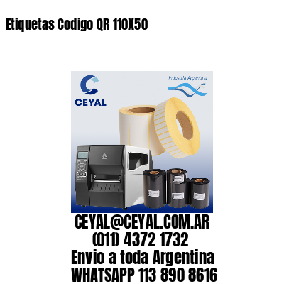 Etiquetas Codigo QR 110X50