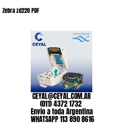 Zebra zd220 PDF