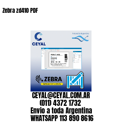 Zebra zd410 PDF