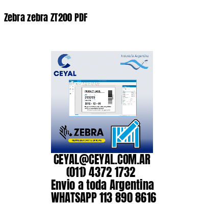 Zebra zebra ZT200 PDF