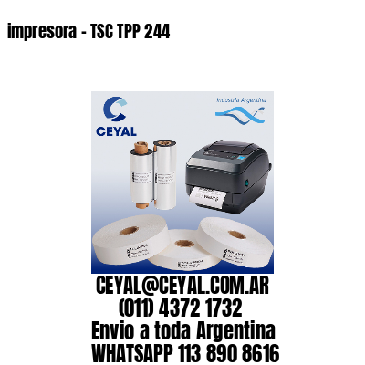 impresora – TSC TPP 244