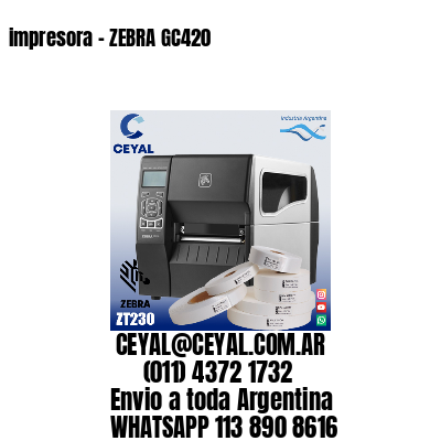 impresora – ZEBRA GC420
