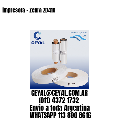 impresora – Zebra ZD410