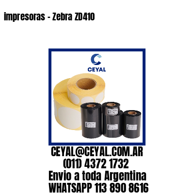 impresoras – Zebra ZD410