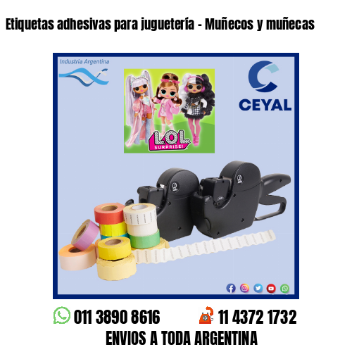 Etiquetas adhesivas para juguetería – Muñecos y muñecas