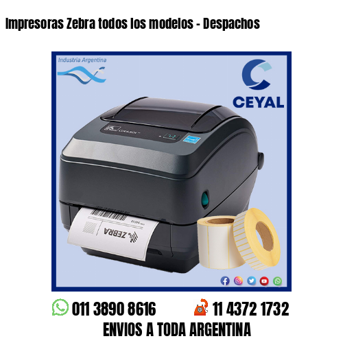 Impresoras Zebra todos los modelos – Despachos