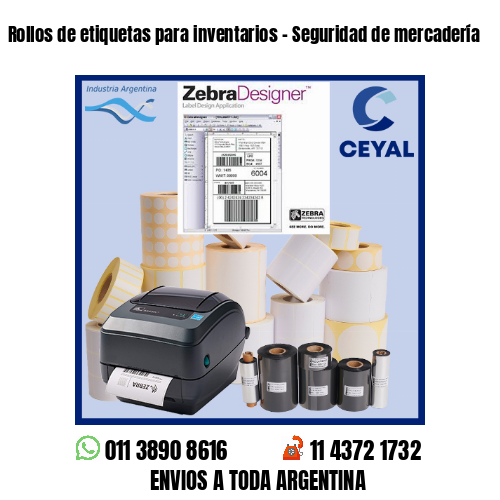 Rollos de etiquetas para inventarios – Seguridad de mercadería