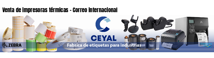 Venta de impresoras térmicas - Correo internacional