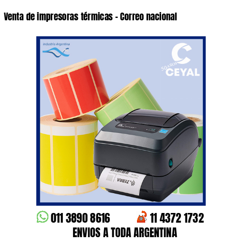 Venta de impresoras térmicas – Correo nacional