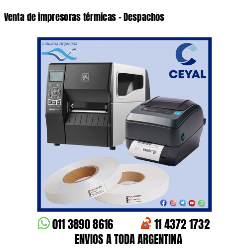 Venta de impresoras térmicas – Despachos