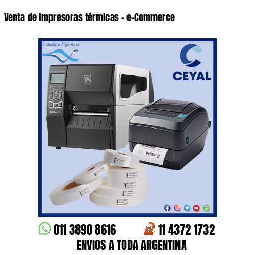 Venta de impresoras térmicas – e-Commerce