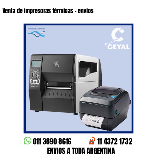 Venta de impresoras térmicas – envios