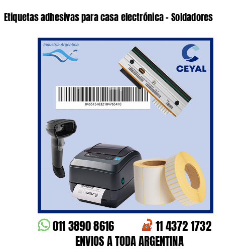 Etiquetas adhesivas para casa electrónica – Soldadores