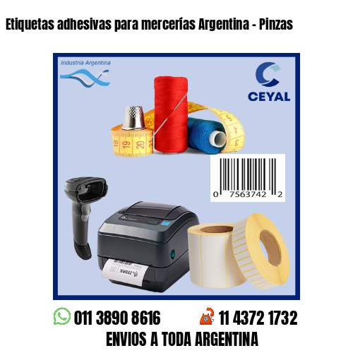 Etiquetas adhesivas para mercerías Argentina – Pinzas