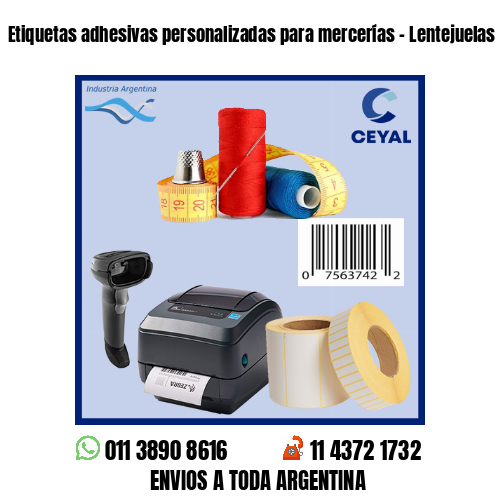 Etiquetas adhesivas personalizadas para mercerías – Lentejuelas