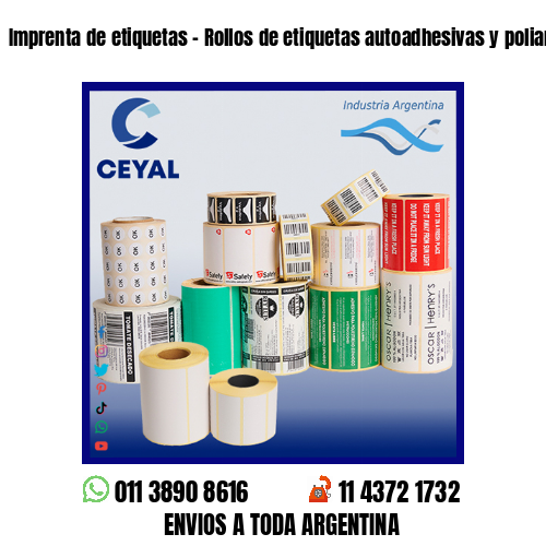 Imprenta de etiquetas – Rollos de etiquetas autoadhesivas y poliamida