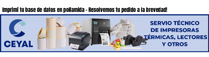 Imprimí tu base de datos en poliamida - Resolvemos tu pedido a la brevedad!
