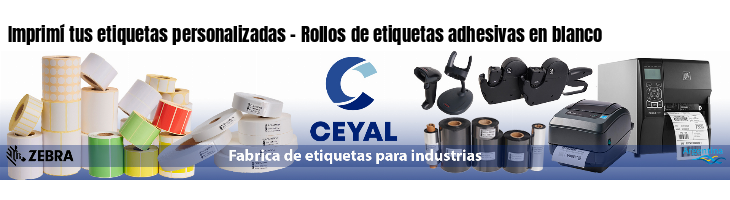 Imprimí tus etiquetas personalizadas - Rollos de etiquetas adhesivas en blanco