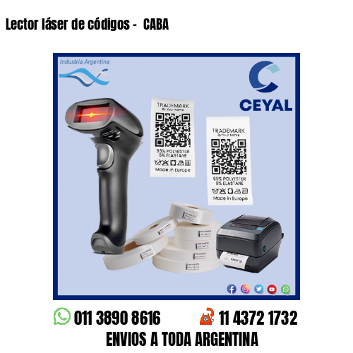 Lector láser de códigos –  CABA