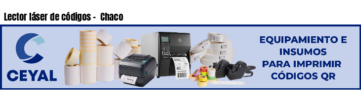 Lector láser de códigos -  Chaco