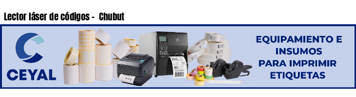 Lector láser de códigos -  Chubut