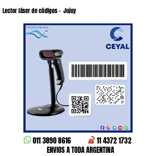Lector láser de códigos –  Jujuy