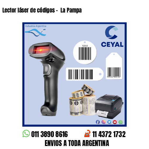 Lector láser de códigos –  La Pampa