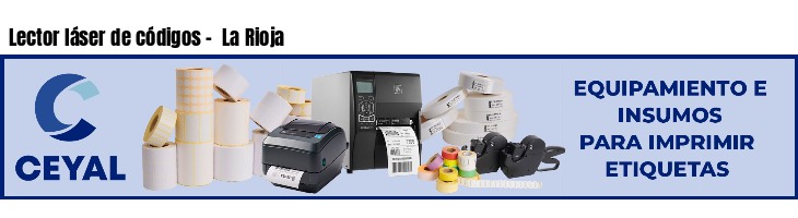 Lector láser de códigos - La Rioja