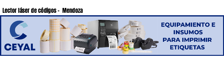 Lector láser de códigos -  Mendoza