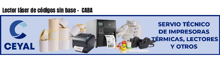Lector láser de códigos sin base -  CABA