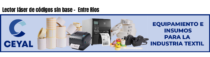 Lector láser de códigos sin base -  Entre Rios