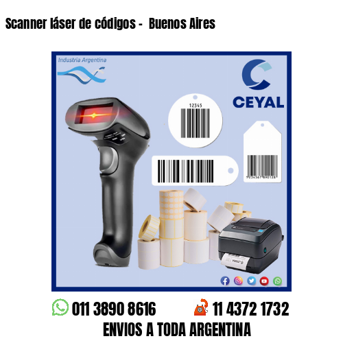 Scanner láser de códigos –  Buenos Aires