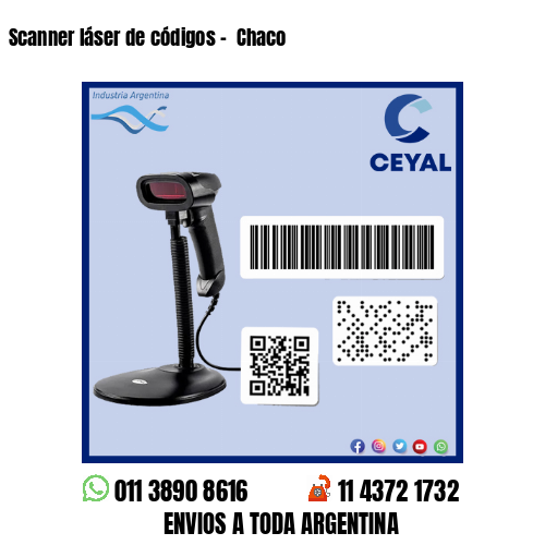 Scanner láser de códigos –  Chaco