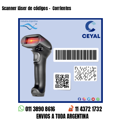 Scanner láser de códigos –  Corrientes