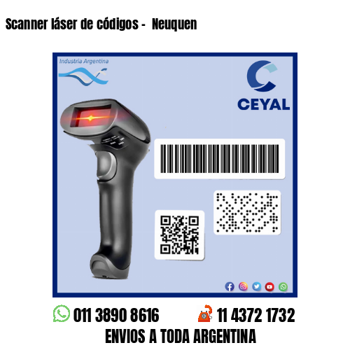 Scanner láser de códigos –  Neuquen