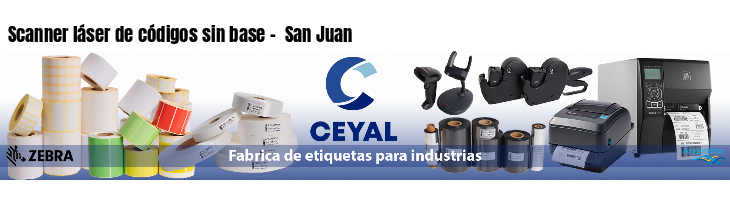Scanner láser de códigos sin base - San Juan