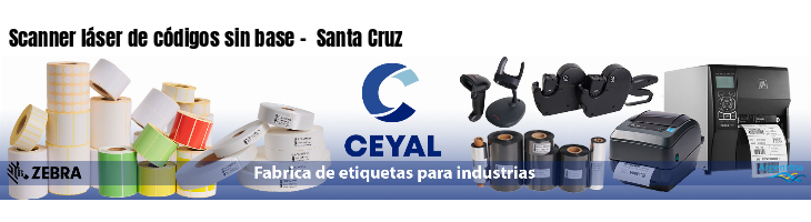 Scanner láser de códigos sin base - Santa Cruz