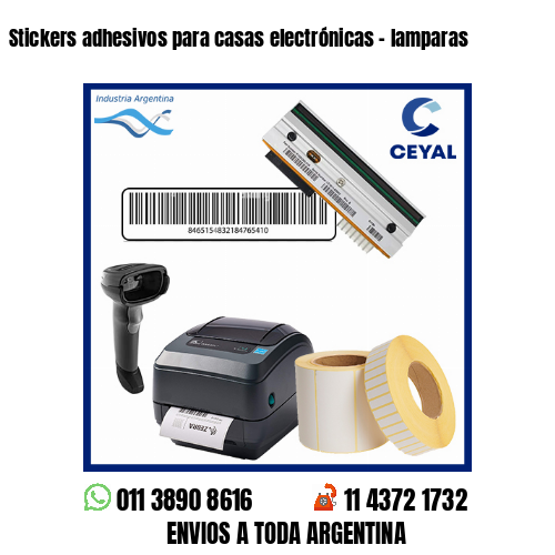 Stickers adhesivos para casas electrónicas – lamparas