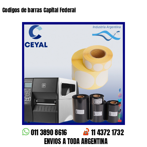 Codigos de barras Capital Federal