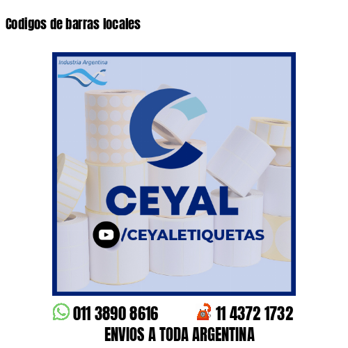 Codigos de barras locales