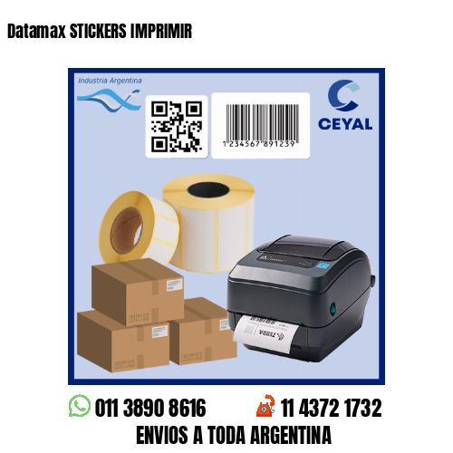 Datamax STICKERS IMPRIMIR